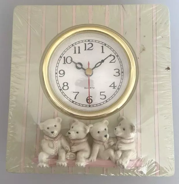 Bear Kids Clock New