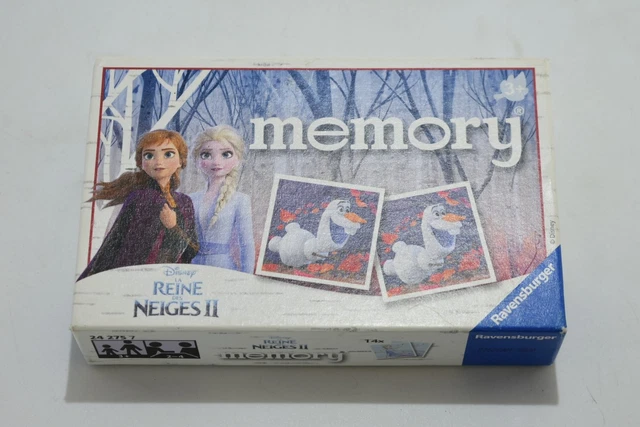 DISNEY FROZEN LA reine des Neiges 2 Memo Ravensburger jeu de société ...