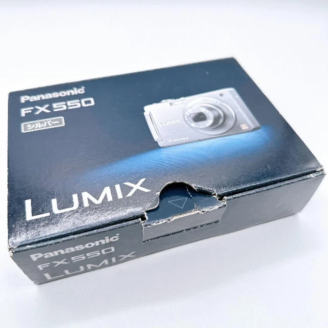 PANASONIC LUMIX DMC-FX550 Compact Digital Camera Silver Excellent