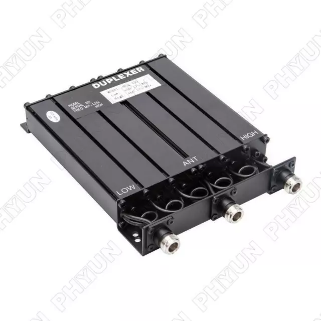 400-470MHz 30W 50Ω UHF Duplexer 6 Cavity N Female Connector For Radio Repeater