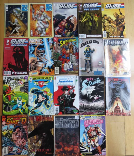 Mixed Job Lot Bundle of 19 Comics Inc Image, DC, Dark Horse, Dynamite & Marvel