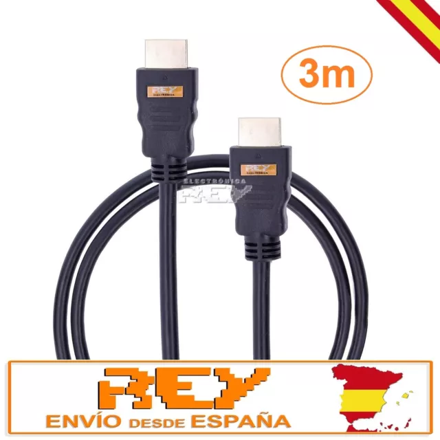 CABLE HDMI 1.4 3 Metros Adaptador Conversor PS3, PS4 XBOX360 Entrega 48/72h v53