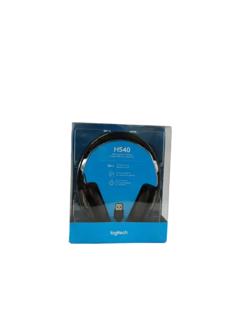 Logitech Stereo Headphones H540 Wired Headset with Noise-Cancelling Microphone