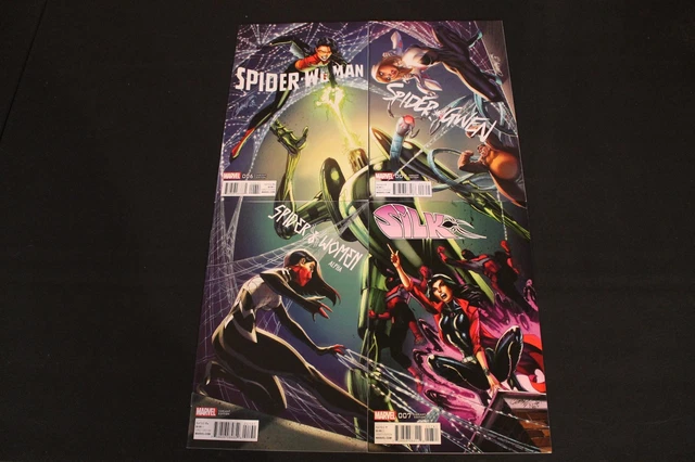 Spider-Women Complete J Scott Campbell Variant Set Spider-Gwen Silk Collection