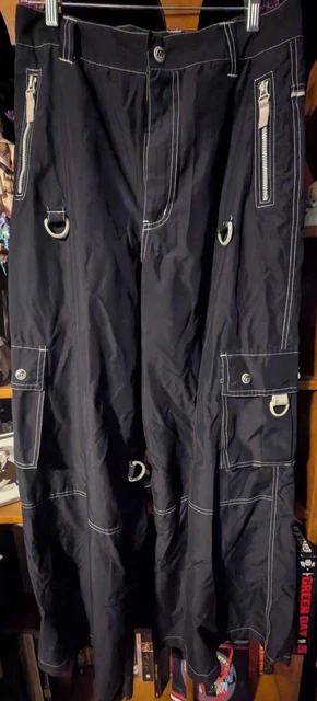 MACGEAR - rave cargo pants cyber 90's 28 VINTAGE 90S MACGEAR Baggy