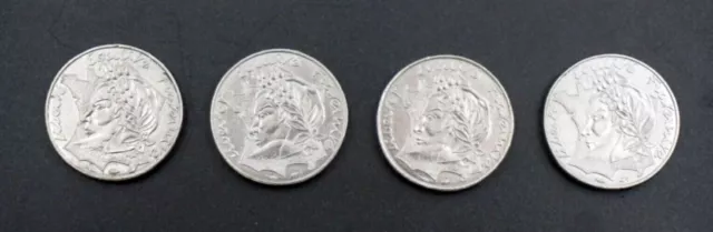 Lot 4 Pièces 10 francs 1986 / Joaquin Jimenez / Etat SUP