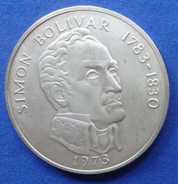 Panama - 20 Balboas 1973 - Simon Bolivar - Silber 925 - 132 g