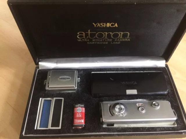 Yashica Atoron Ultra Miniature Camera Cartridge Load