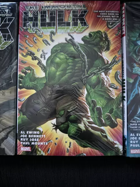 MARVEL COMICS IMMORTAL HULK VOL. 1 - 5 DELUXE HC by Al Ewing & Joe Bennett OVP