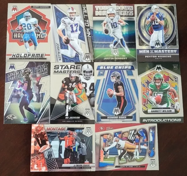 2022 Mosaic Football INSERTS with Rookies You Pick the Card