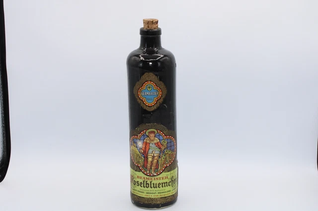 Vintage Beameister Moselbluemchen Wine Bottle 1966
