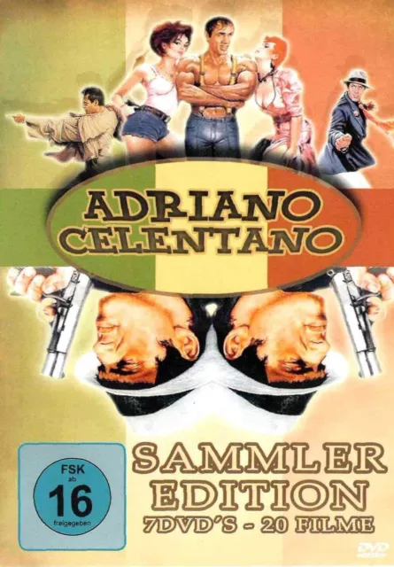 7 DVD-Box ° Adriano Celentano Collection ° 20 Filme Sammler-Edition ° NEU & OVP