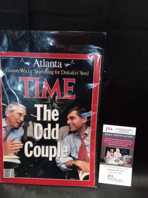 Michael Dukakis Signed Time Magazine July 25, 1988 JSA