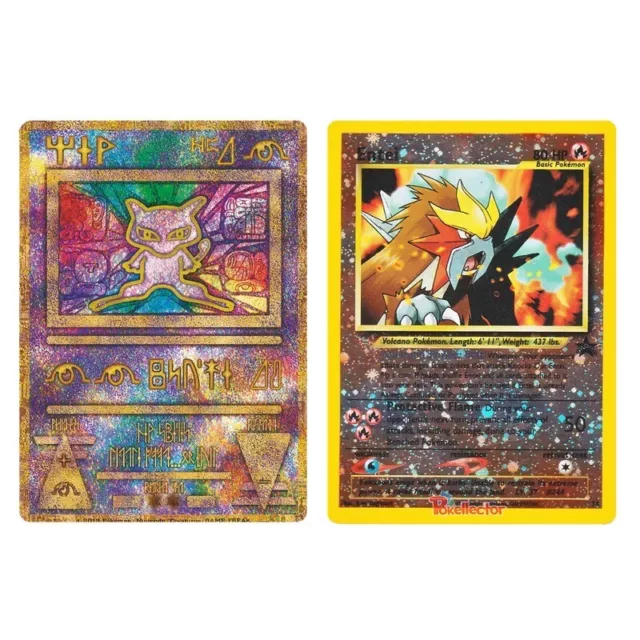 Ancient Mew & Reverse Holo Entei WOTC Promo Lot (Sealed) Pokemon Booster 3