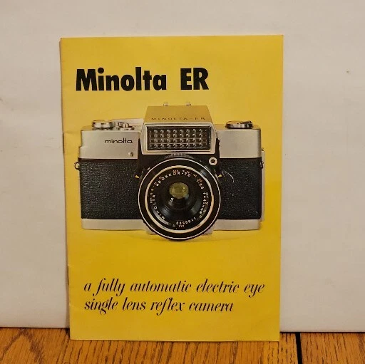 vintage Minolta ER Camera manual Japan