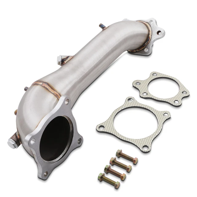 Decat Tubo Scarico Anteriore Inox Per Honda Civic Tipo R 2.0 Fk2 2015-2017 Rhd