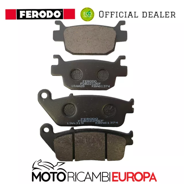 Kit Pasticche Freno Ferodo Honda Sh 300 I Abs(Pinza Ant. Nissin)2016-18 Ant+Post