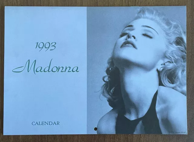 FREE SHIP! Madonna JAPAN official PROMO ONLY 1993 calendar UNUSED official RARE!