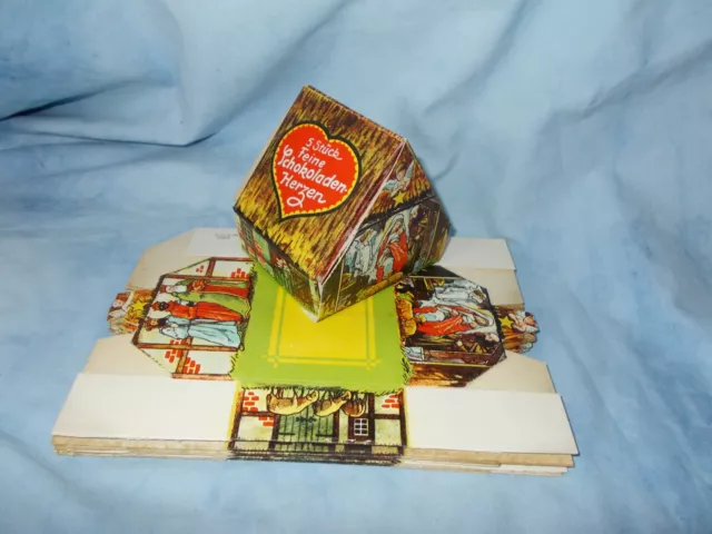 10er Pack alte Lebkuchenhaus - Kartonagen - OF-A114