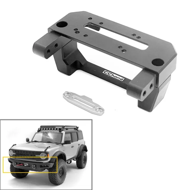 Front Bumper Winch Mount for TRAXXAS TRX4 Crawler 1/10 BRONCO 2021 RC Racing Car