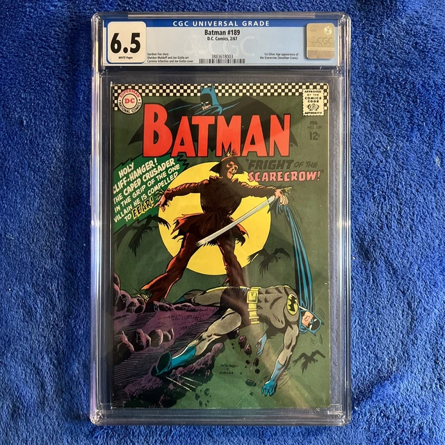 BATMAN #189 CGC 6.5 1st Silver Age Appearance  Scarecrow