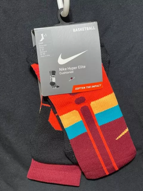 NIKE ELITE Basketball Crew Socks SX4853-686 M Kobe NBA Lebron LJ KD BIN 8 Medium NIKE ELITE Basketball Crew Socks SX4853-686 M Kobe NBA Lebron LJ KD BIN 8 Medium