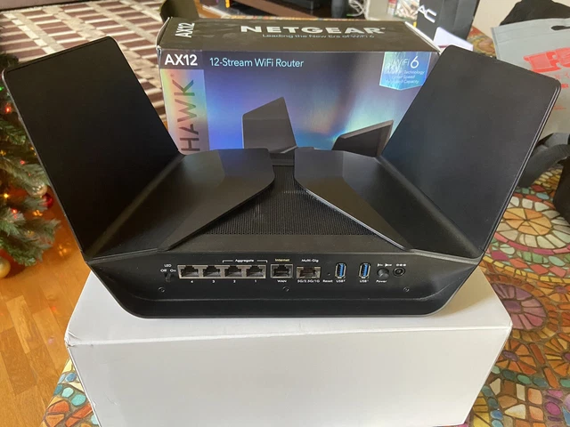 NETGEAR RAX120-100EUS Nighthawk Router AX6000 4