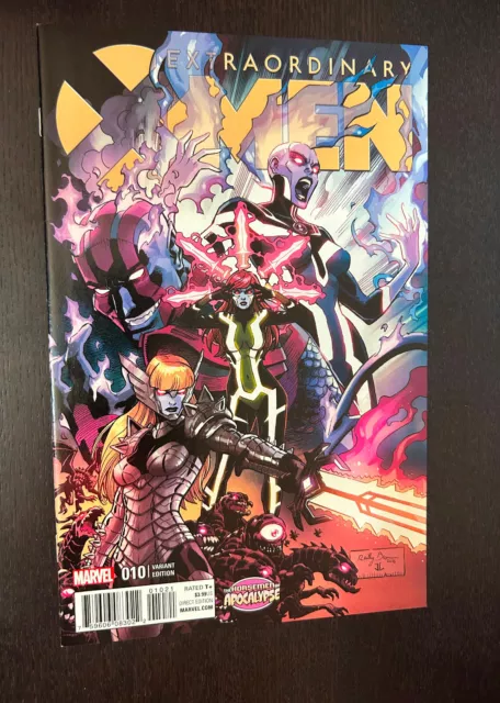 EXTRAORDINARY X-MEN #10 (Marvel Comics 2015) -- Apocalypse VARIANT NM- Or Better