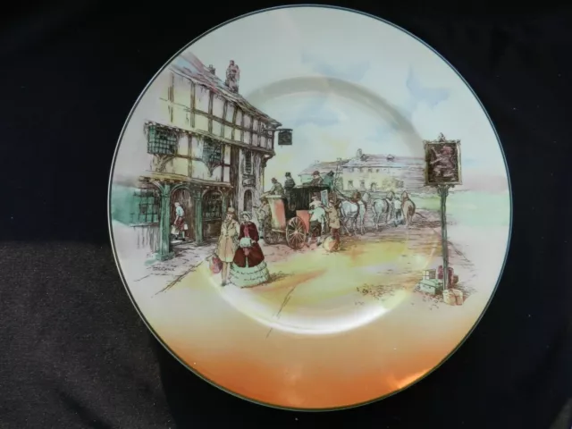 Royal Doulton Series Ware Old English Coaching Scenes Dinner Plates D6393 - 26Cm