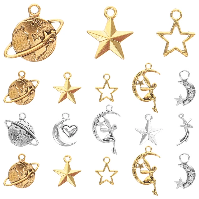 50pcs Bijoux Charmes DIY CHARMS CHEEDCHAIN MADE Collier Accessoires Décor de