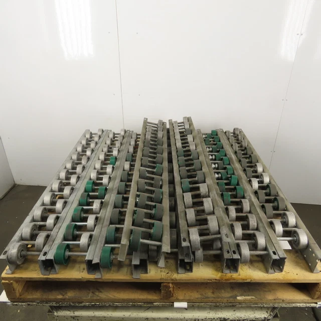 3D Storage Systems Gravity Flowrack Push Back Racking Rails 45" Long Lot of 9