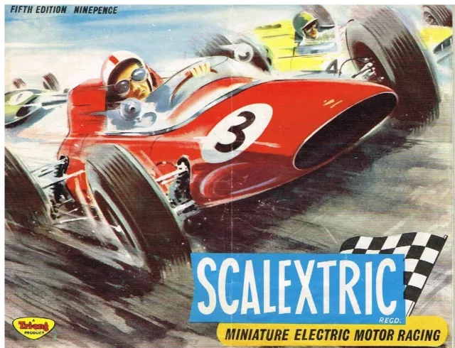 Scalextric Electric Slot Car Racing 5Th Ed ( 1964 ) Product Range Catalogue