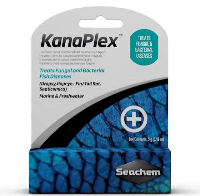 Seachem KanaPlex 5g Aquarium Bacterial and Fungal Infection Treatment Medication