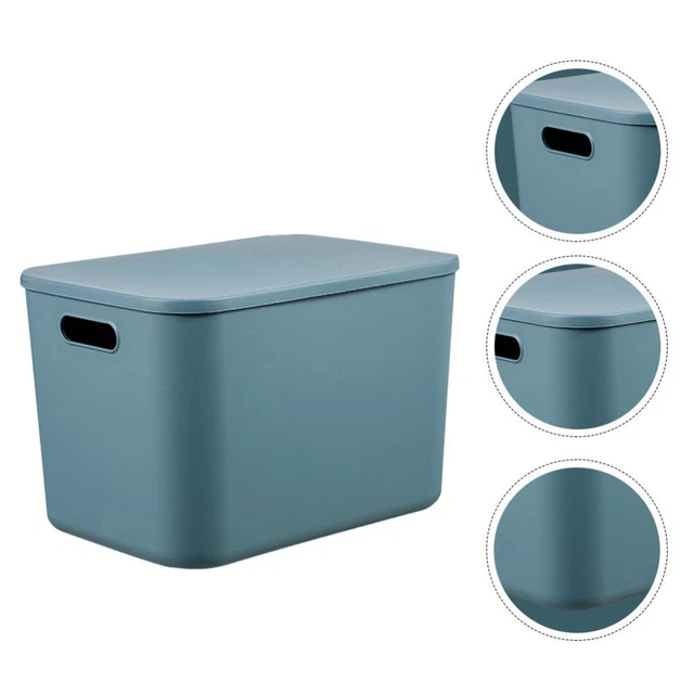 Lot De 2 Paniers De Rangement Empilables – 43 X 33,5 X 25 Cm, Plastique, Pour Placard, Linge, Jouets