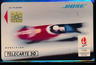 telecarte bose bobsleigh 50u ref phonecote F218 
