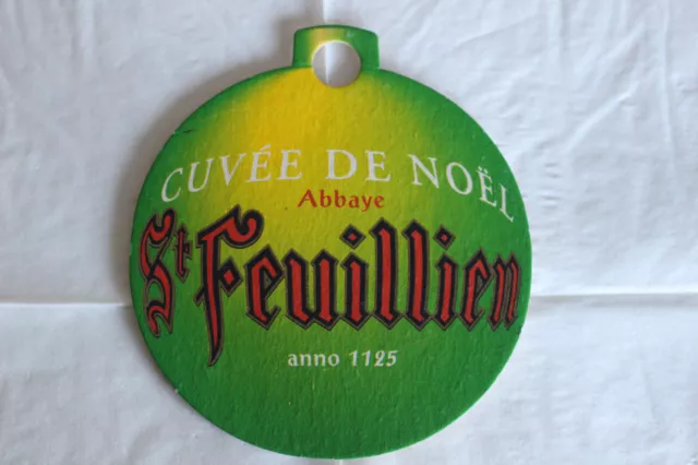 Sous Bock - Abbaye Feuillien - Cuvée De Noël - Boule Verte - Bière Belge