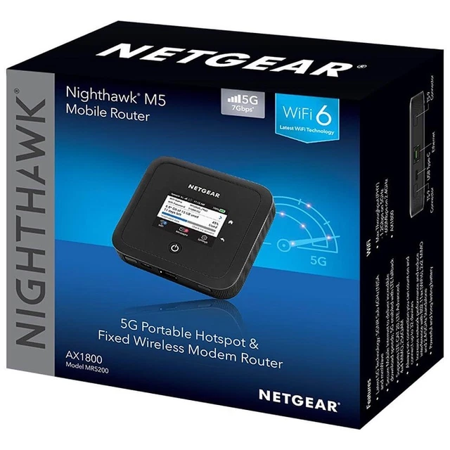 Routeur hotspot mobile Netgear Nighthawk M5 5G WiFi 6 2