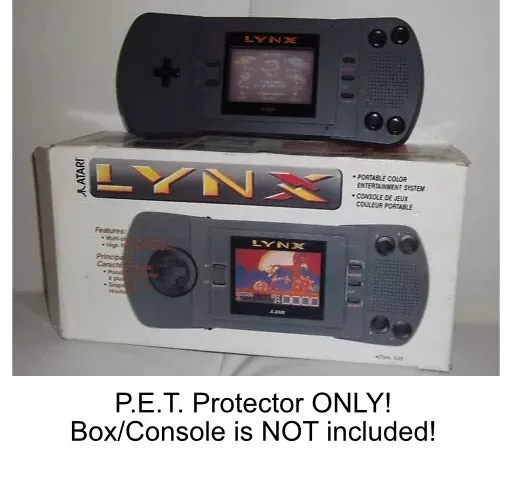 0.4mm P.E.T. Plastic Box Protector for Atari Lynx Console Box