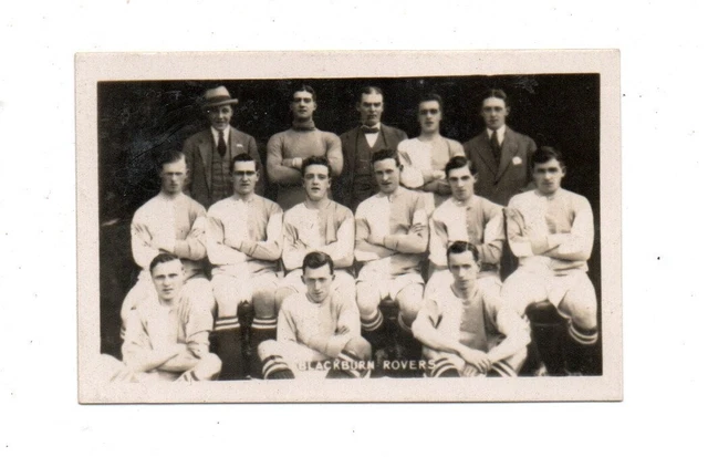 PLUCK MAGAZINE TRADE CARD FAMOUS FOOTBALL TEAMS No.8 BLACKBURN ROVERS 1922