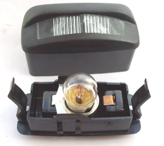 MK1 Ford Fiesta Rear Number Plate Lamp Set - 2 Lights With Bulbs, Brand New