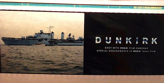 IMAX 70MM FILM Cells, Promo Item for DUNKIRK of SEA RARE