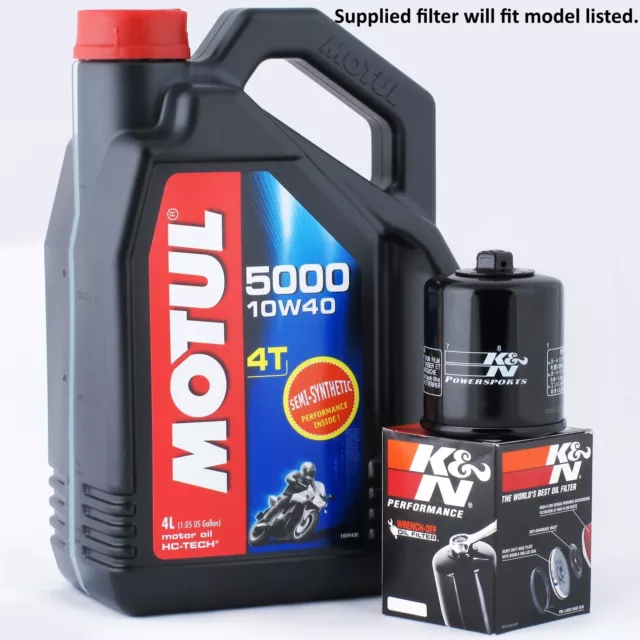 BMW R 1200 GS Adventure LC 2014 K&N Filter and Motul 5000 Oil Kit