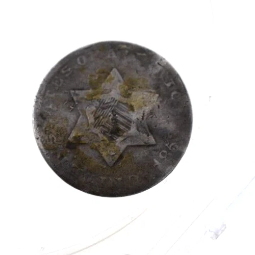 1853 US 3 Cent SIlver Coin Trime No Reserve
