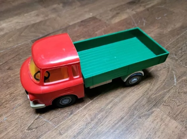 DDR Spielzeugauto Barkas B 1000 Pritsche mit Schwungradantrieb