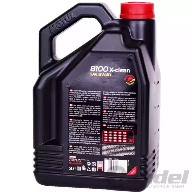 2x5L MOTUL X-CLEAN 5W40 SYNTHESE passend für MB 229.51 RN0710 RN0700 VW 505.00 3