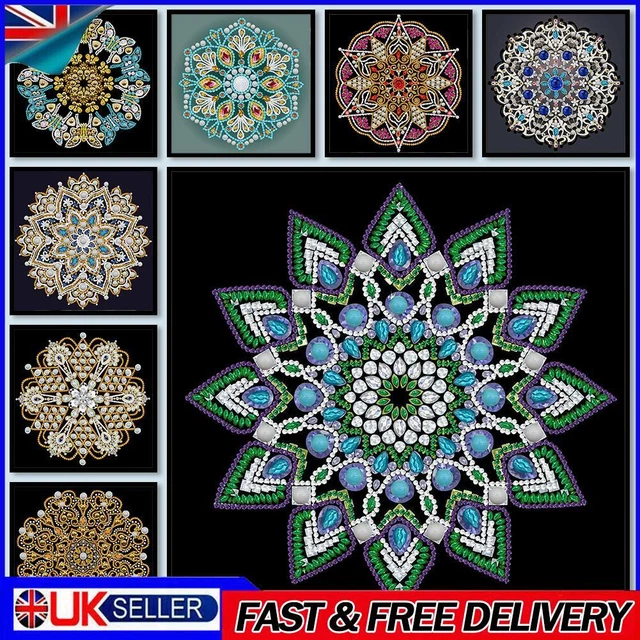 5D DIY Partial Special Shaped Drill Diamond Painting Kit Mandala Home Decoration