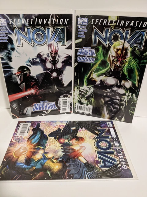 Nova #17 18 31 set Darkhawk Secret Invasion 2008 Marvel