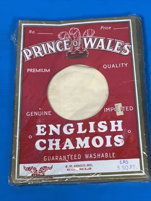 Vintage English Prince of Wales Chamois-Genuine Leather