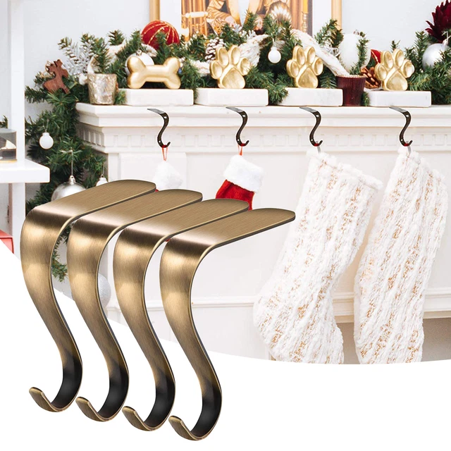 2 pz Gancio Appendiabiti Decorativo Ornamentale Forte Portante Gancio Natale Metallo