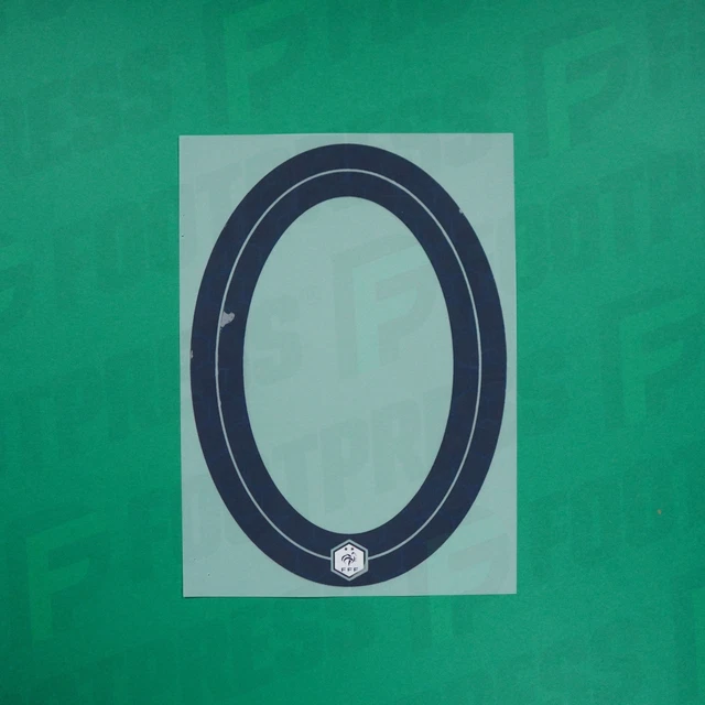 Flocage Officiel - France 1 étoile,Lettre A, 2018, Away, Bleu
